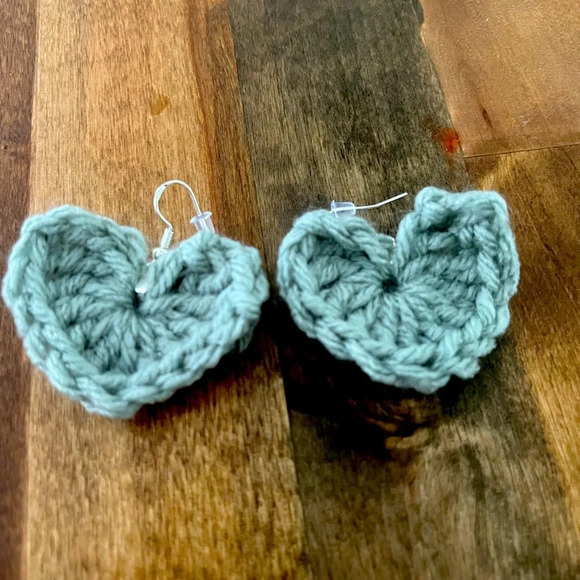 Knana Knots Jewelry - NWT Handmade crotchet earring, Sterling silver (.925) hooks